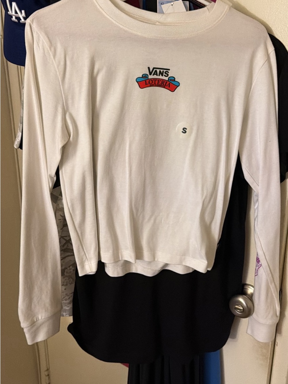 Vans White Loteria Graphic Long-Sleeve Tee - Kids